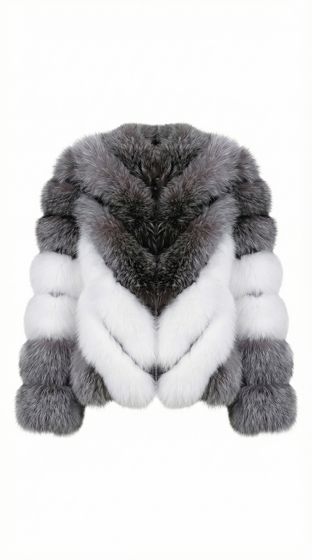 Silver Snow Modular Fur