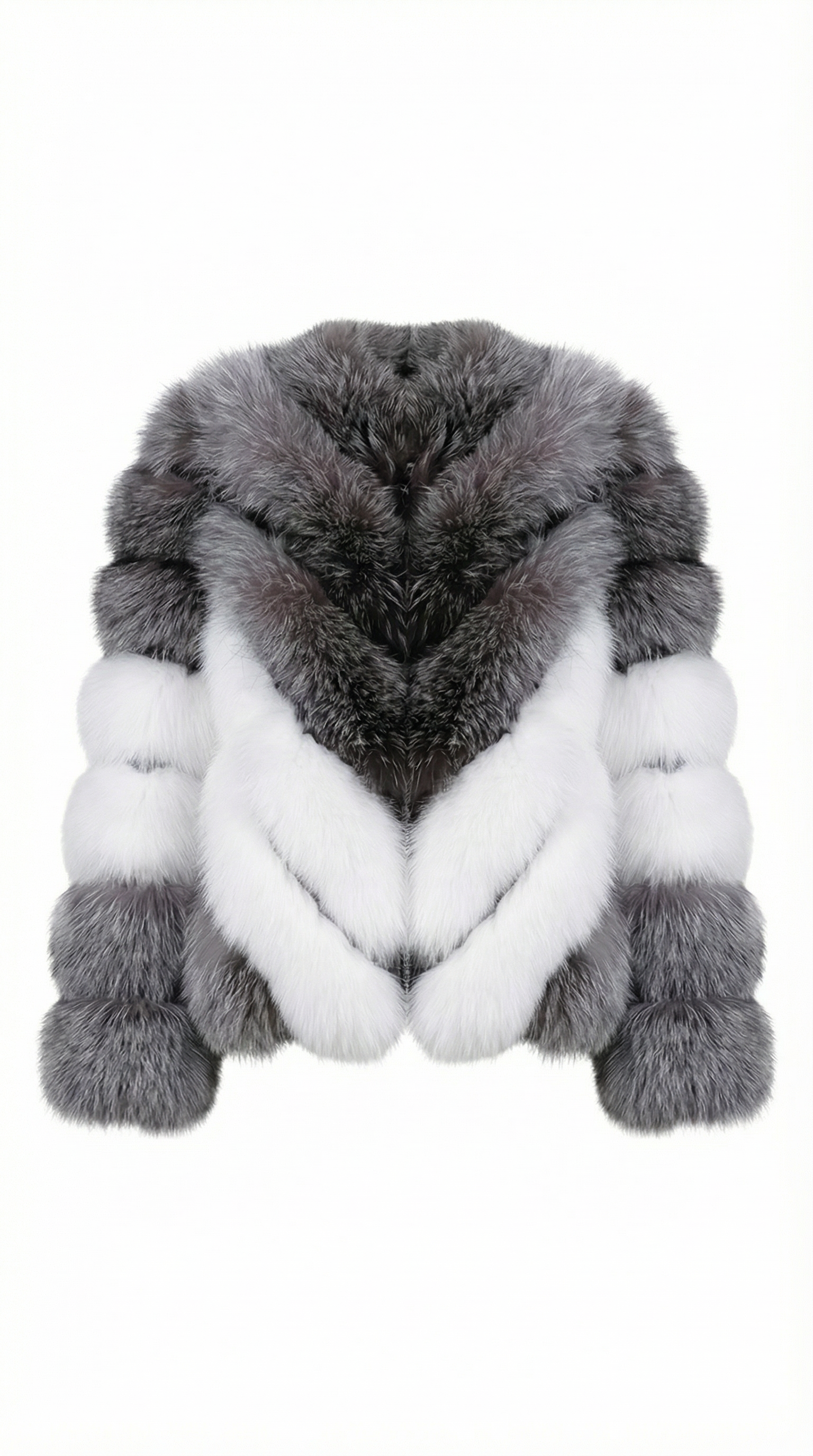 Silver Snow Modular Fur