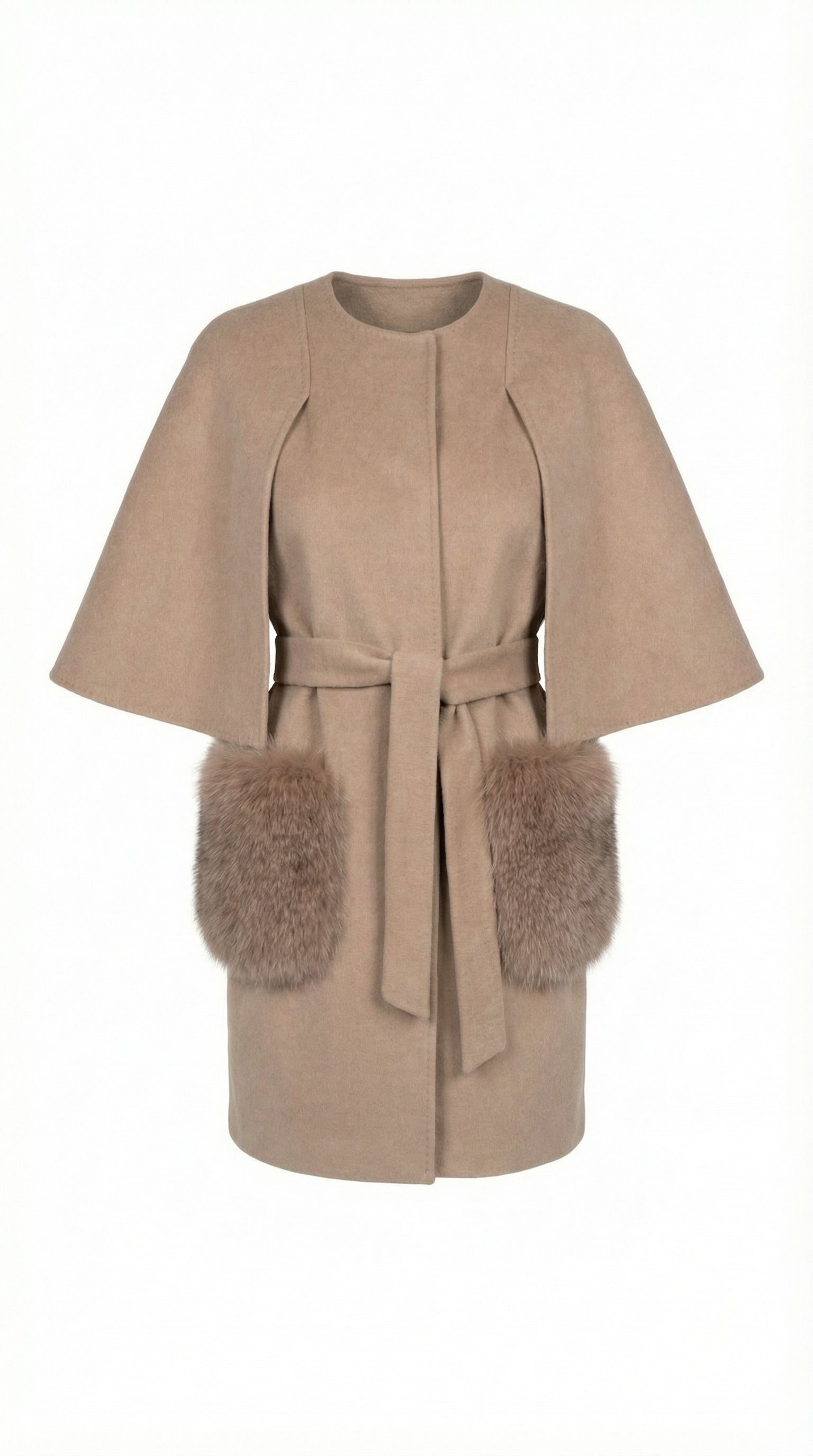 Minimal Flare Silhouette Coat