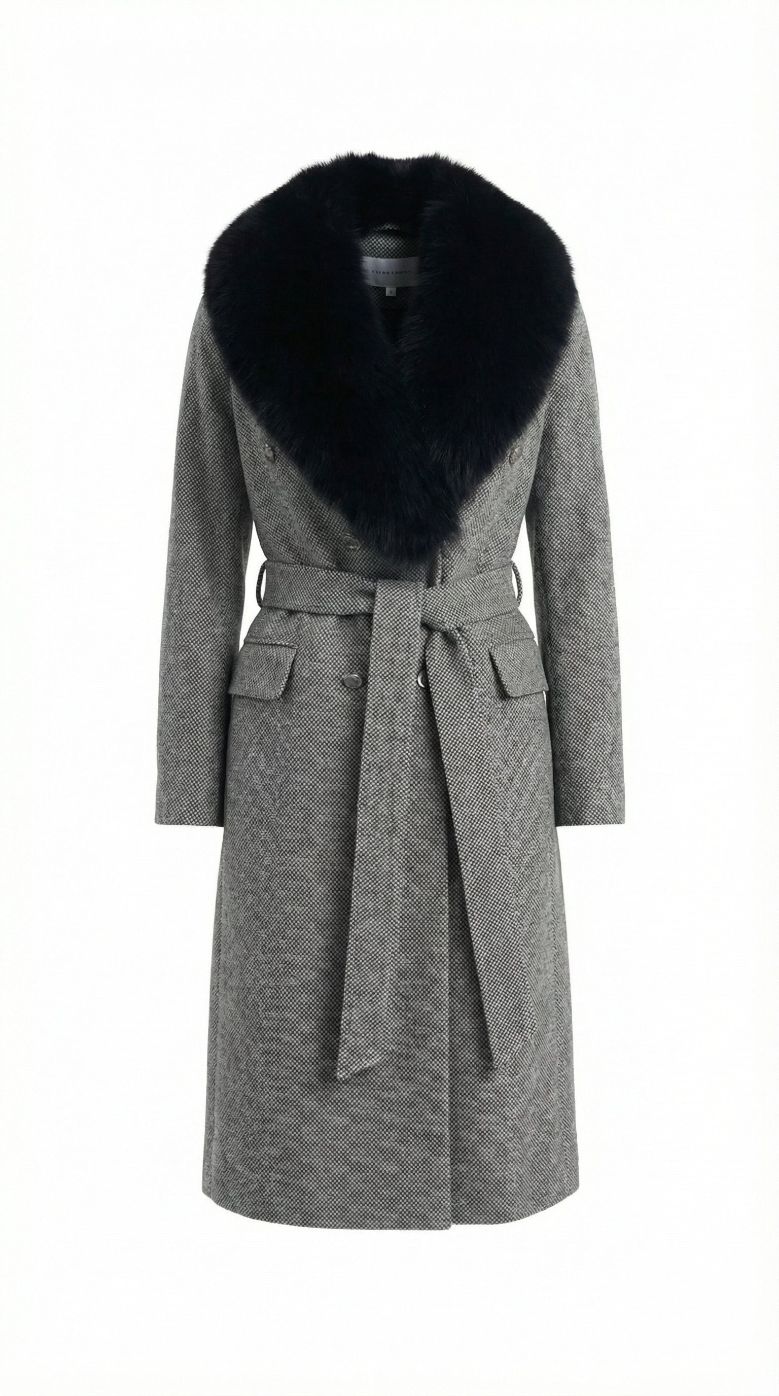 Noble Structure Fur Overcoat