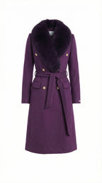 Noble Structure Fur Overcoat