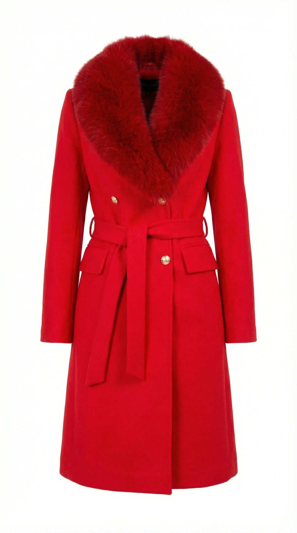 Noble Structure Fur Overcoat