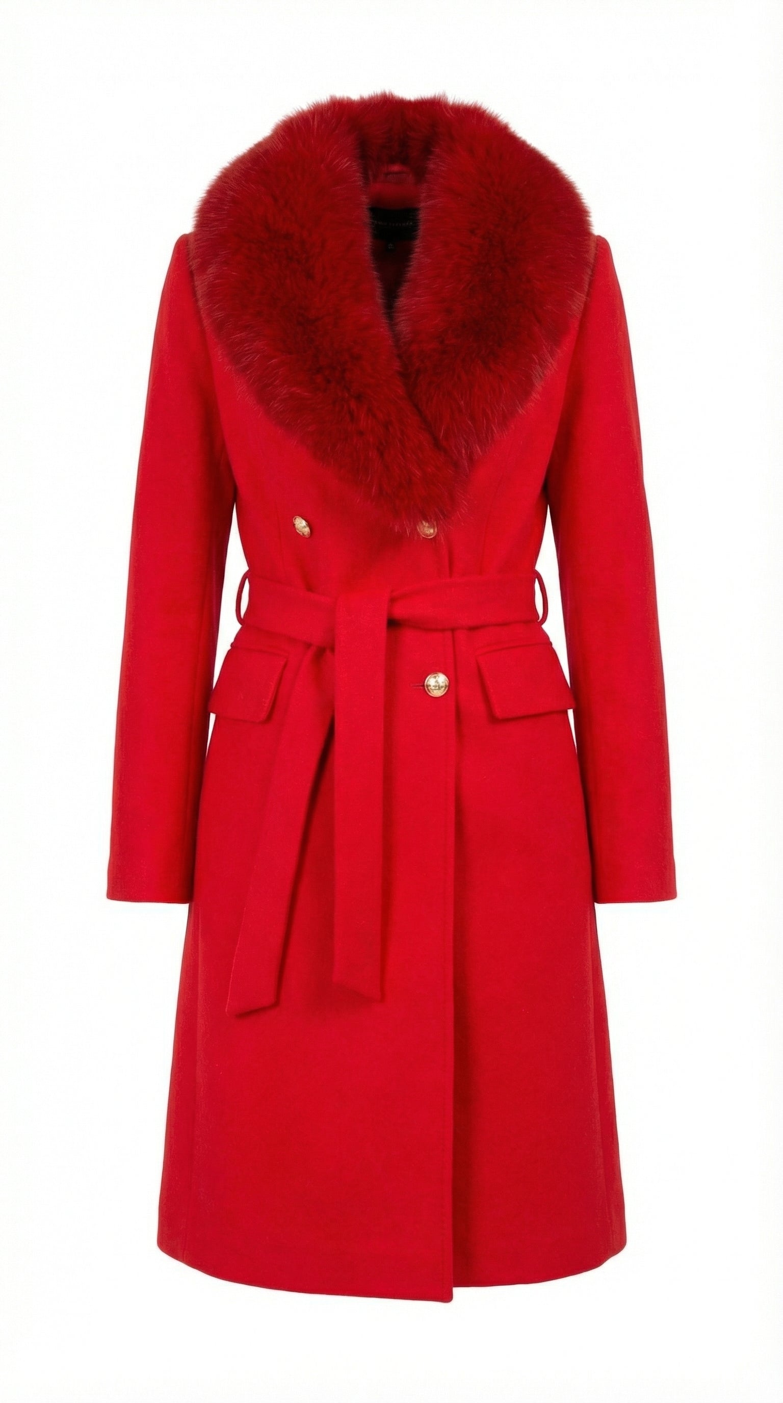 Noble Structure Fur Overcoat