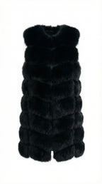 Shadow Line Fur Vest