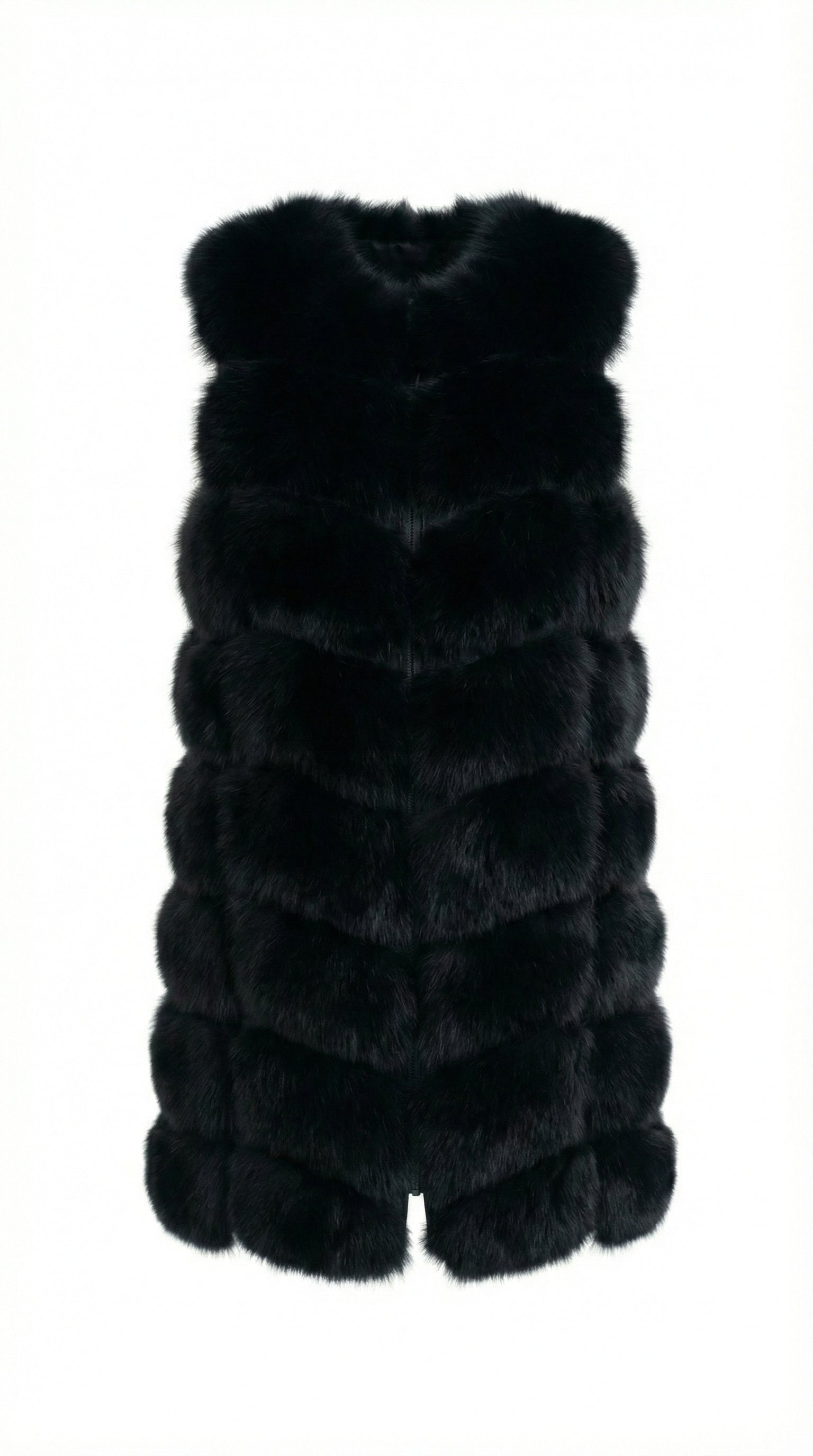 Shadow Line Fur Vest