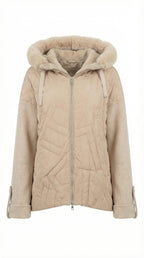 Geometric Quilted Coat