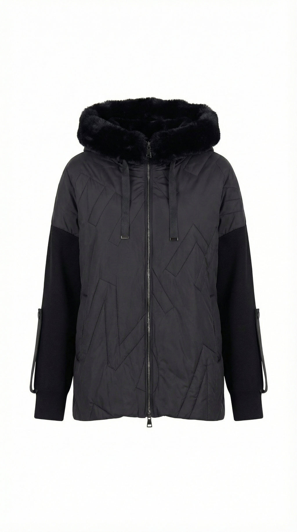 Geometric Quilted Coat